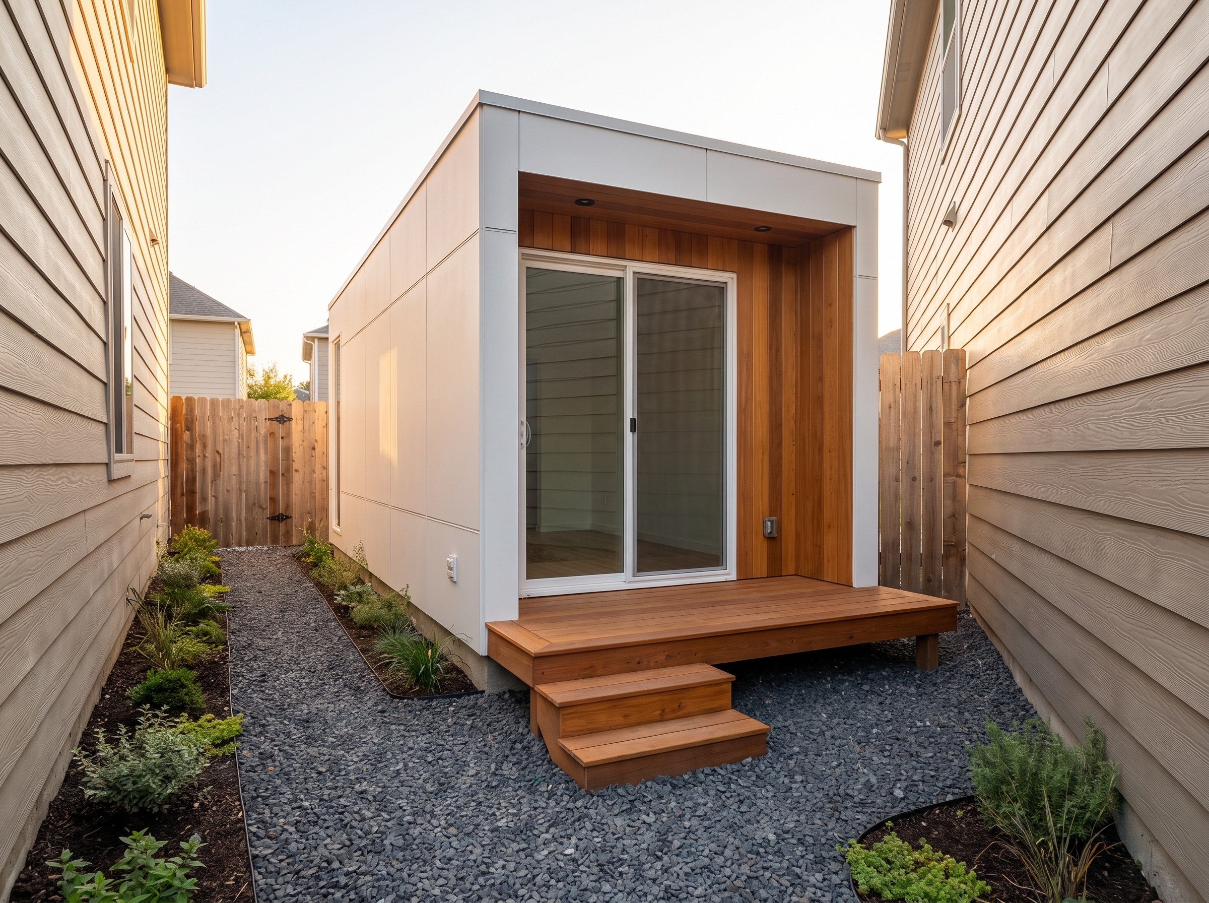 Prefab Backyard ADU - after